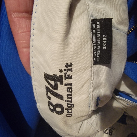 Dickies 874 Original Fit Royal Blue Trousers - Picture 3 of 4